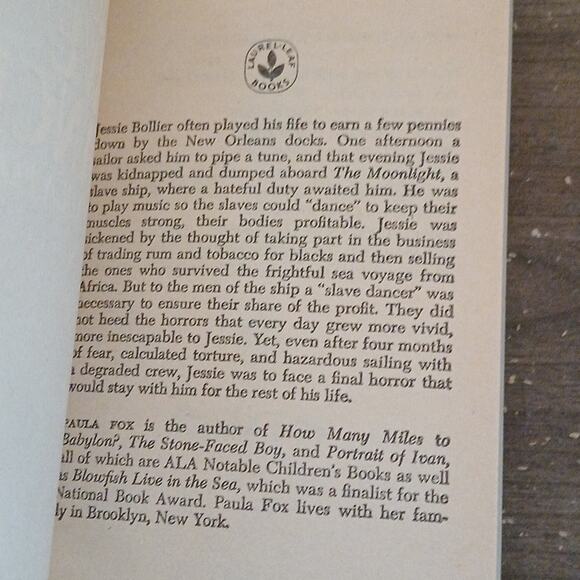 The Slave Dancer by Paula Fox historical fiction book 1975 - Picture 5 of 6